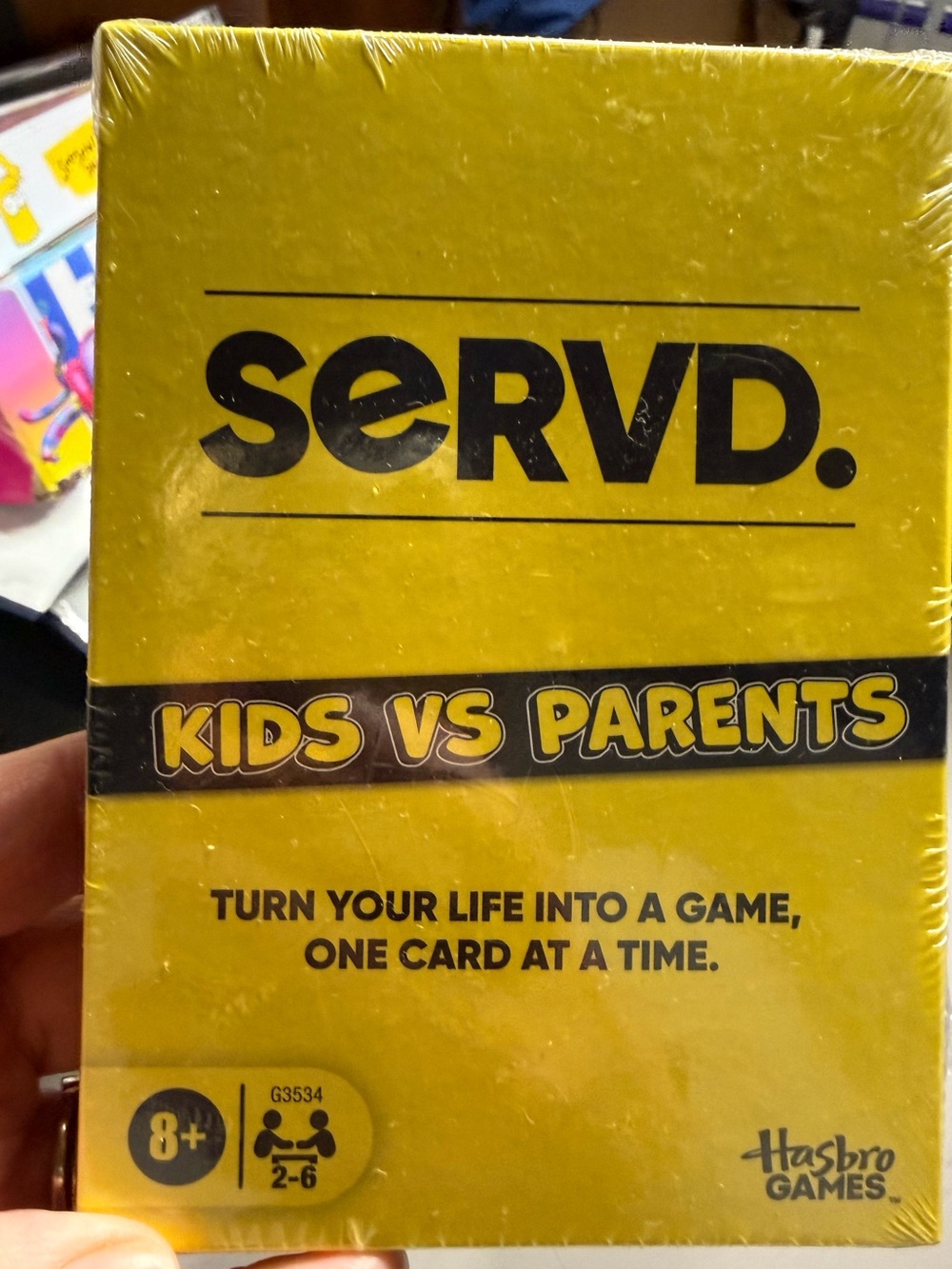 SERVD.- Party Card Game by Hasbro- NEW- UNSEALED!